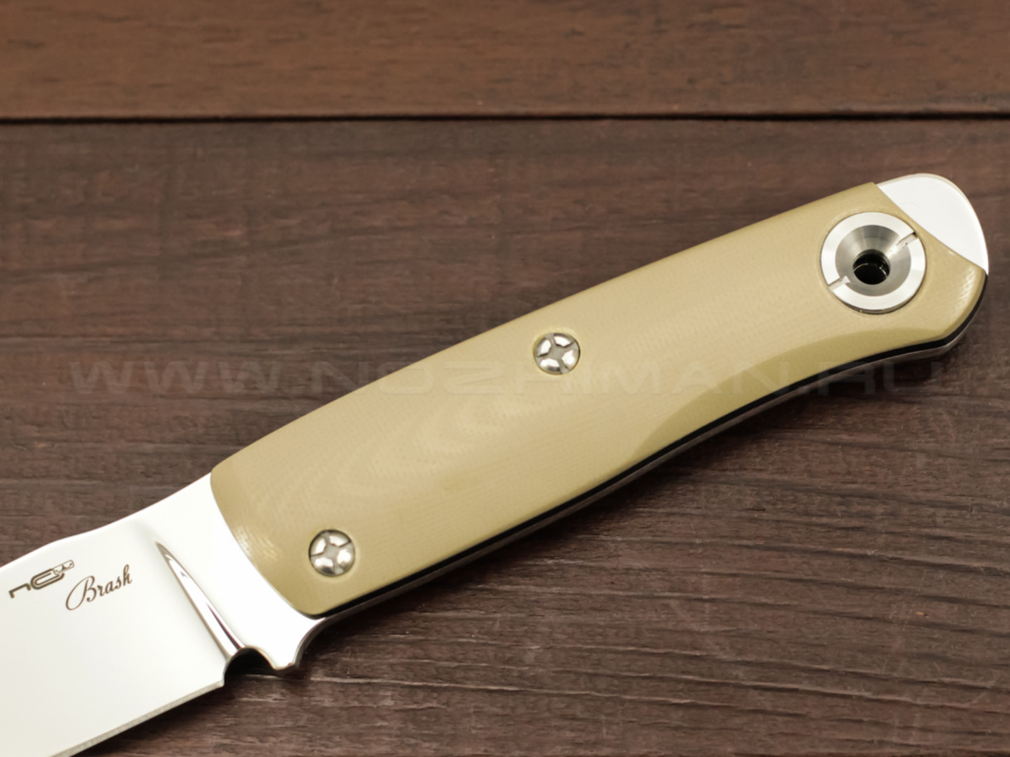 N.C.Custom нож Brash сталь M390, рукоять G10 tan