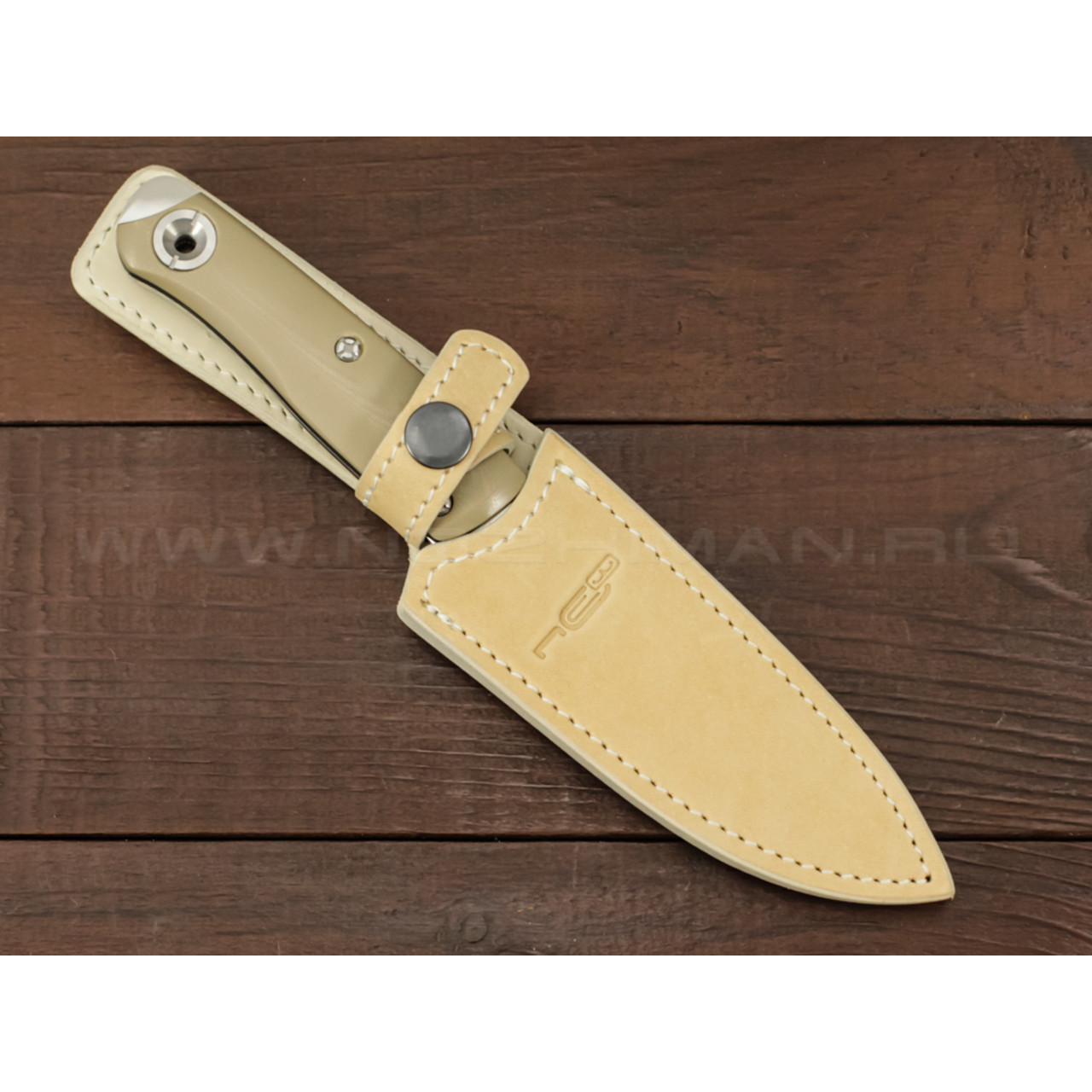 N.C.Custom нож Brash сталь M390, рукоять G10 tan