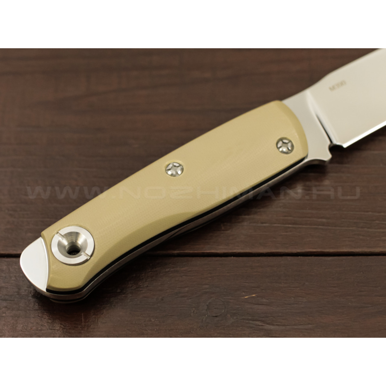 N.C.Custom нож Brash сталь M390, рукоять G10 tan