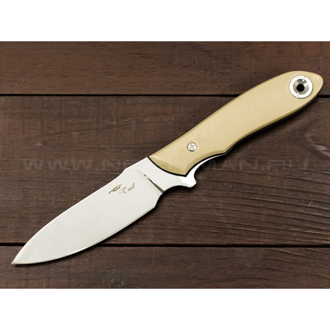N.C.Custom нож Trail сталь M390 рукоять G10 tan