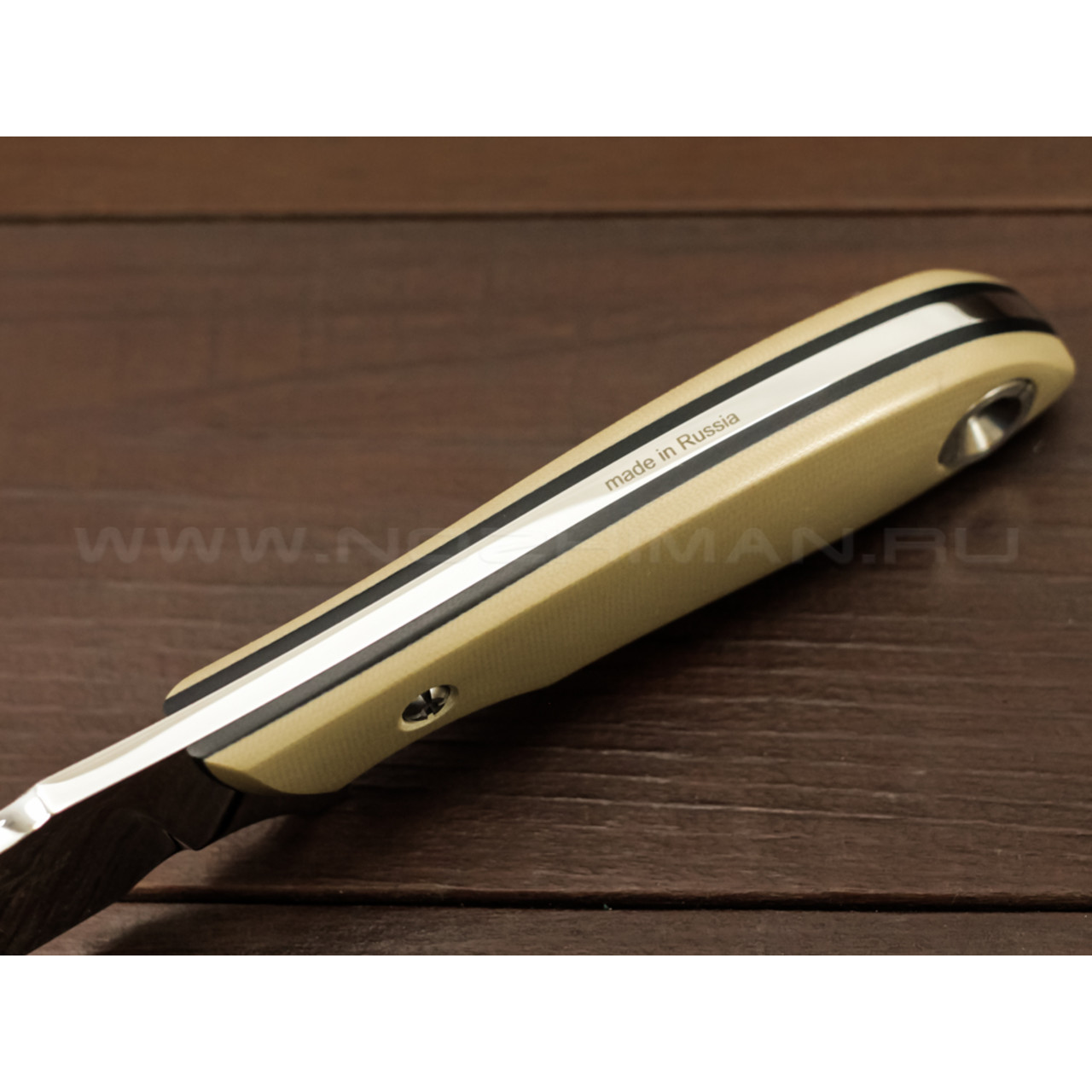 N.C.Custom нож Trail сталь M390 рукоять G10 tan