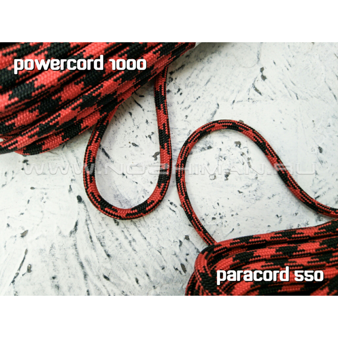 Powercord 1000 Black and Red