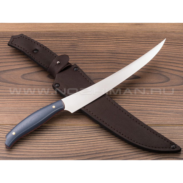 Нож "Филейный-БН" N690, G10 grey