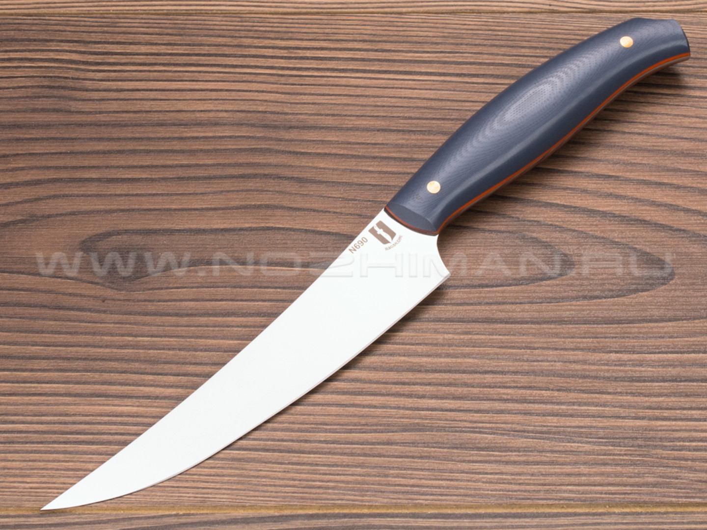 Нож "Филейный-МН" N690, G10 grey