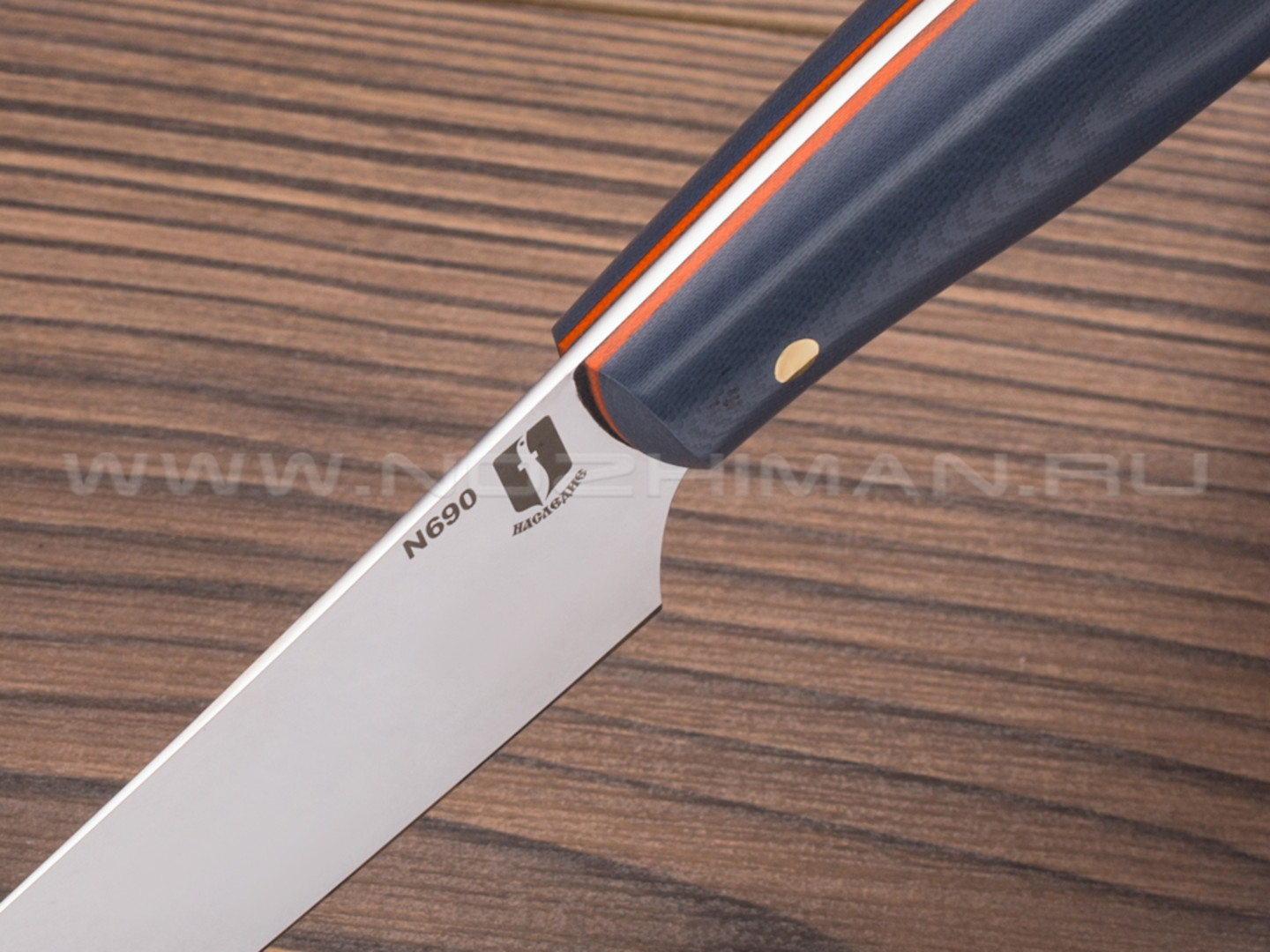 Нож "Филейный-МН" N690, G10 grey
