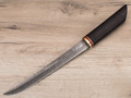 Нож "Танто-Б" дамаск, граб, деревянные ножны