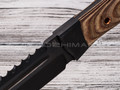 Нож "Рембо-2" сталь 65Г, рукоять бакелит (Титов & Солдатова)