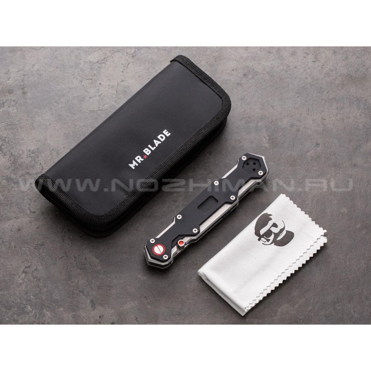Mr.Blade нож Ferat Стоунвош Serrated сталь D2, рукоять G10