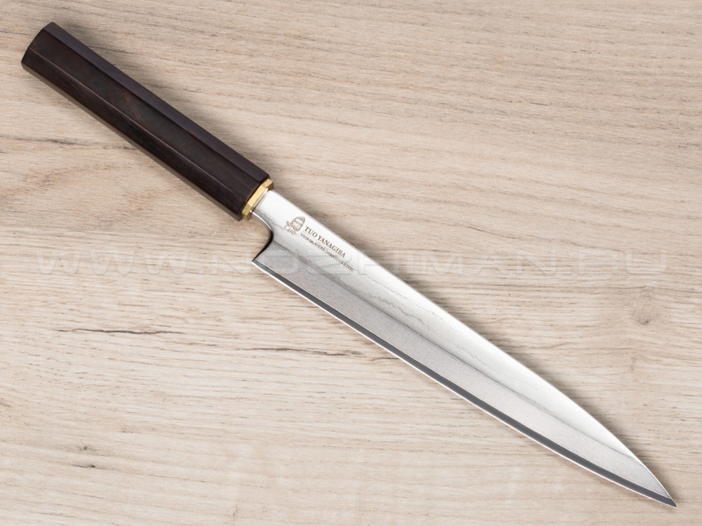 Нож Yanagiba "ТТ14" ламинат VG10, blackwood