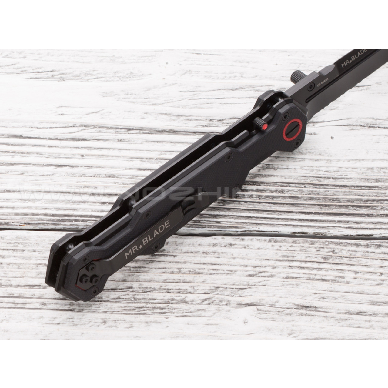 Mr.Blade нож Ferat Black Serrated сталь D2, рукоять G10