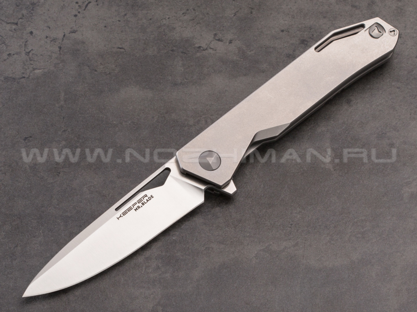 Mr.Blade нож Keeper сталь M390, рукоять titanium grey