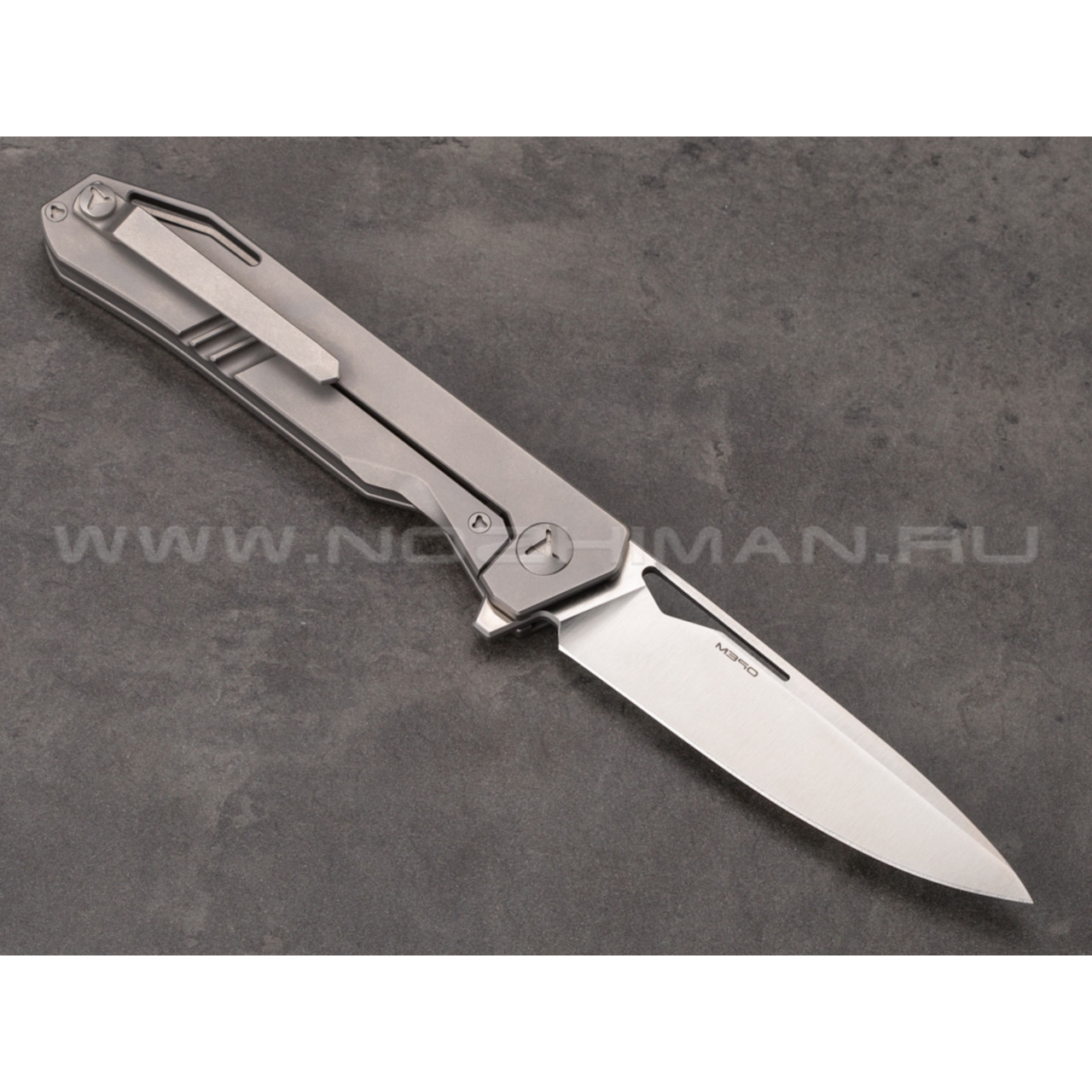 Mr.Blade нож Keeper сталь M390, рукоять titanium grey