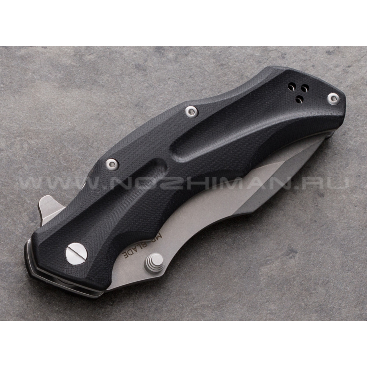 Mr.Blade нож HT-1 стоунвош сталь D2, рукоять G10 (Долг, Честь, Отвага)