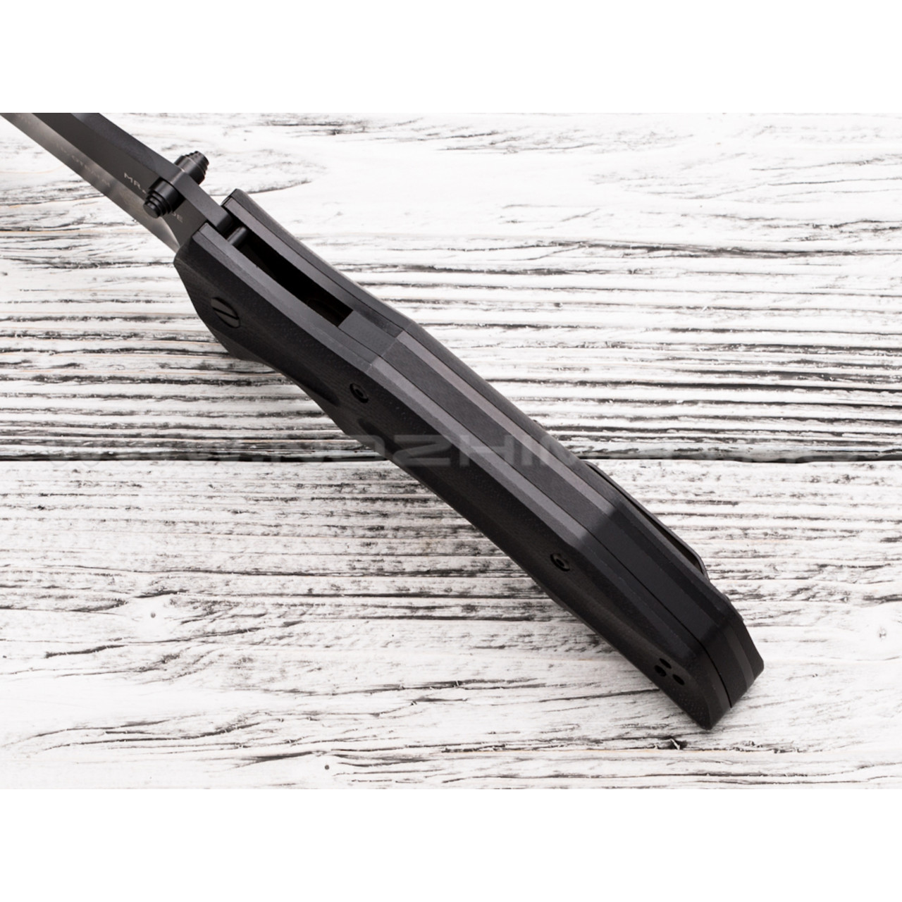 Mr.Blade нож HT-2 black сталь D2, рукоять G10 (Долг, Честь, Отвага)