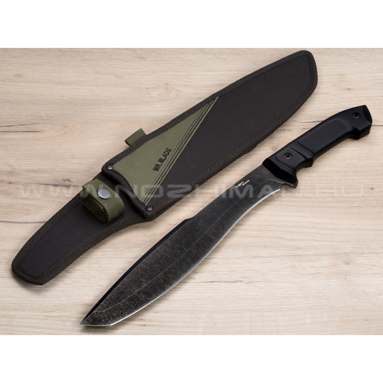 Mr.Blade мачете Yeti сталь X105 блэквош, рукоять Kraton