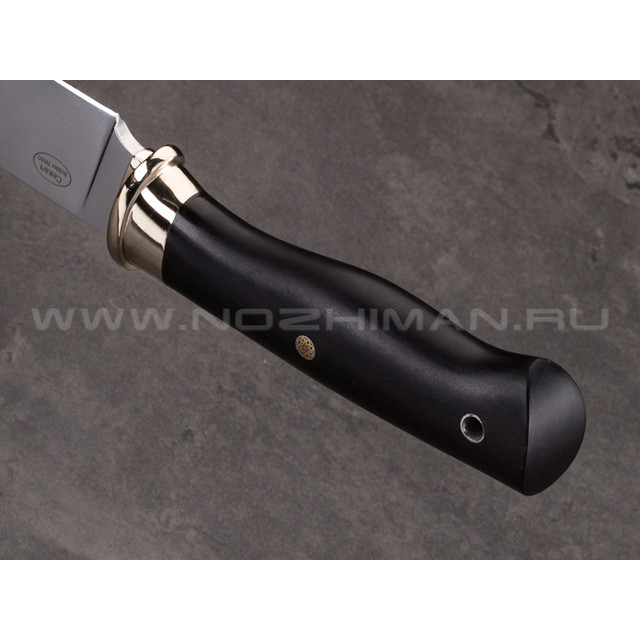 Северная Корона нож "Секач" сталь N695, рукоять Дерево граб, латунь