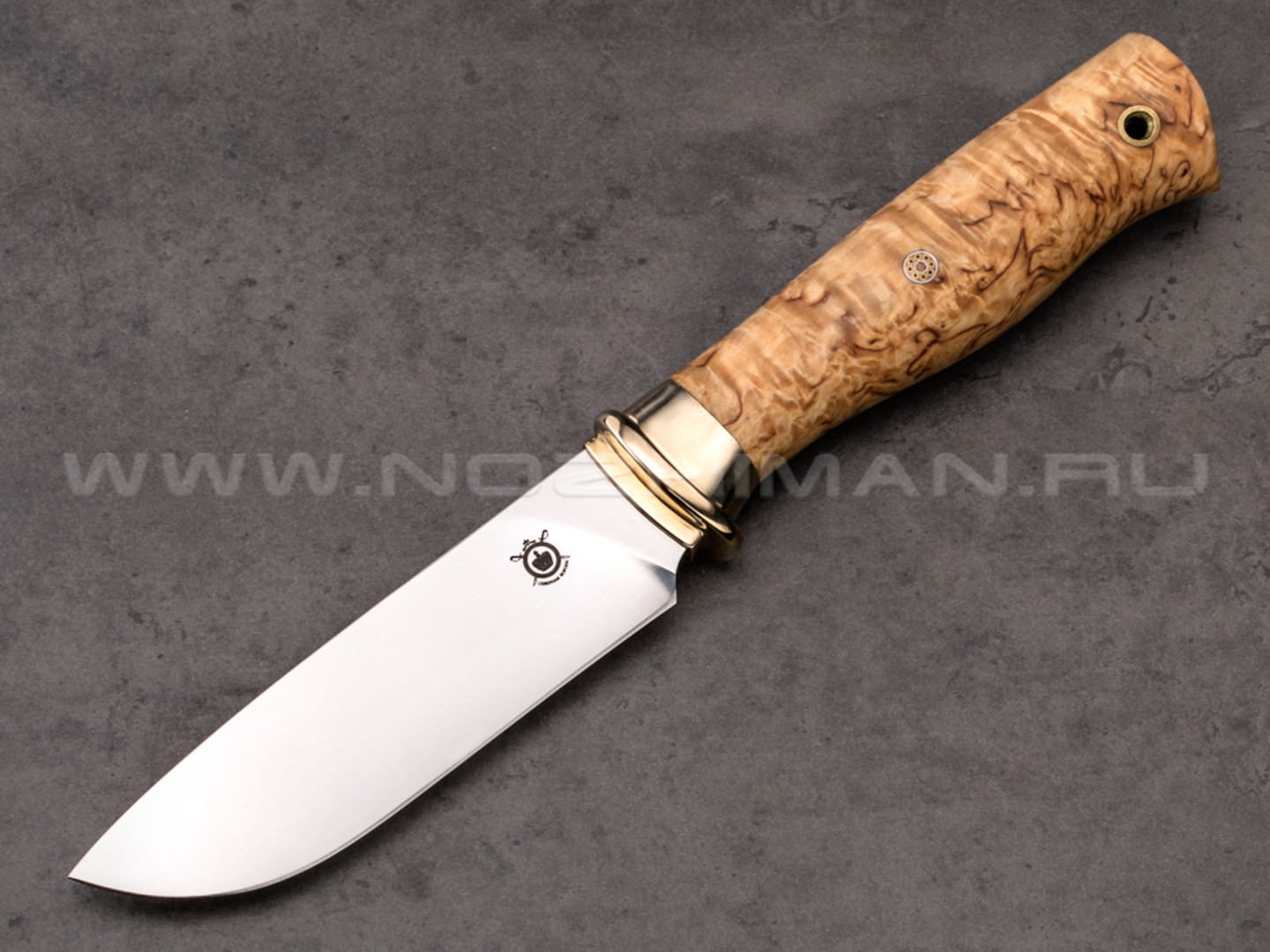 Нож "Рысь" Bohler N695, карельская береза