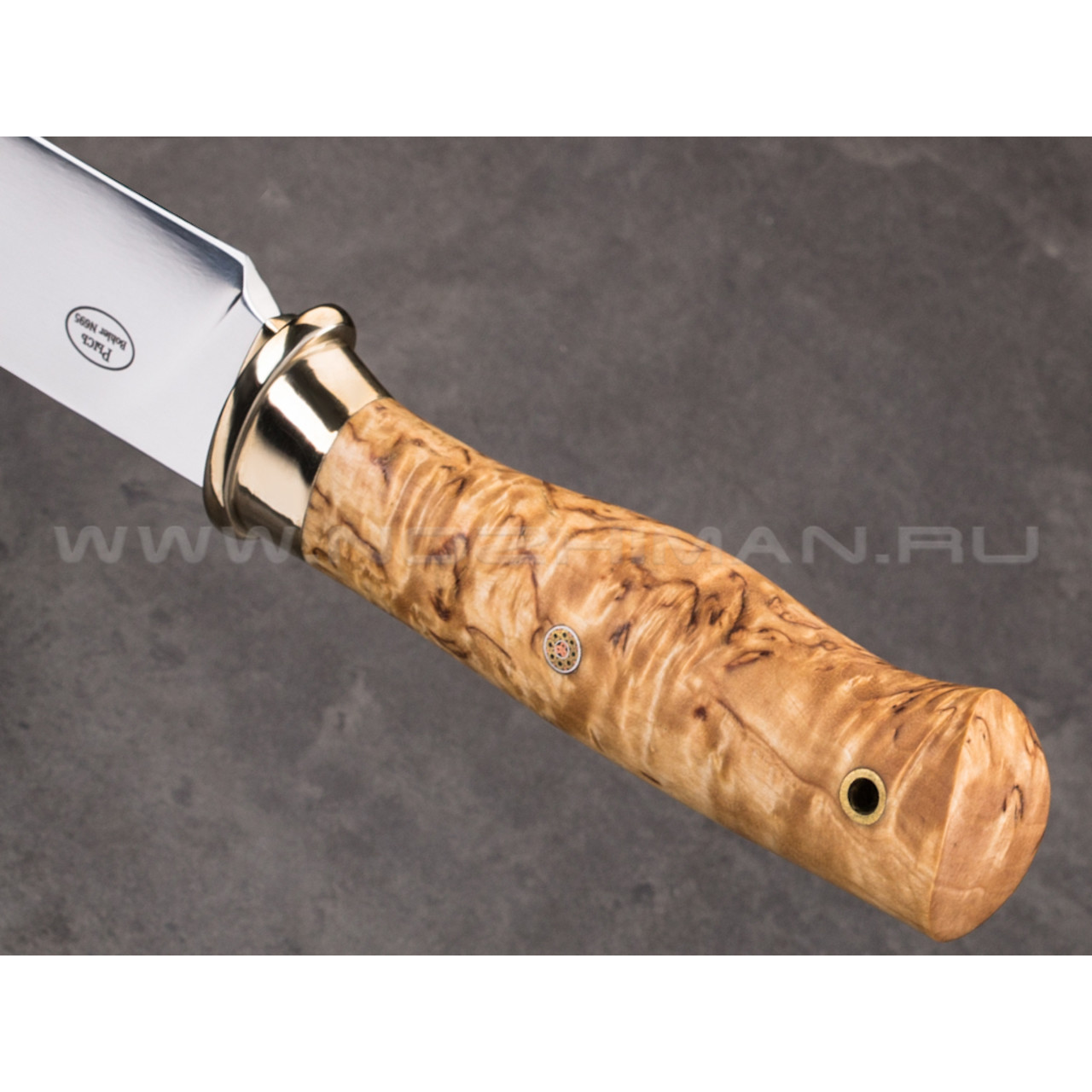 Нож "Рысь" Bohler N695, карельская береза