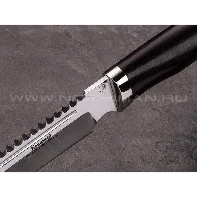 Нож "Рэкс" 95Х18, граб, мельхиор (1)