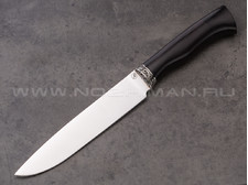 Нож "Филейный-Ф1" сталь 95Х18, рукоять граб, мельхиор (Фурсач А. А.)