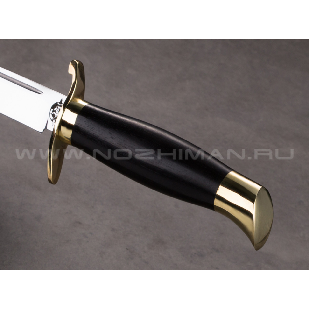 Нож "Финка НКВД" 95Х18, граб, латунь (2)