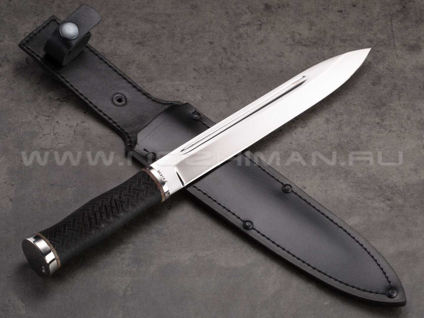 Нож "Горец-1" сталь 95Х18, рукоять резина (Титов & Солдатова)