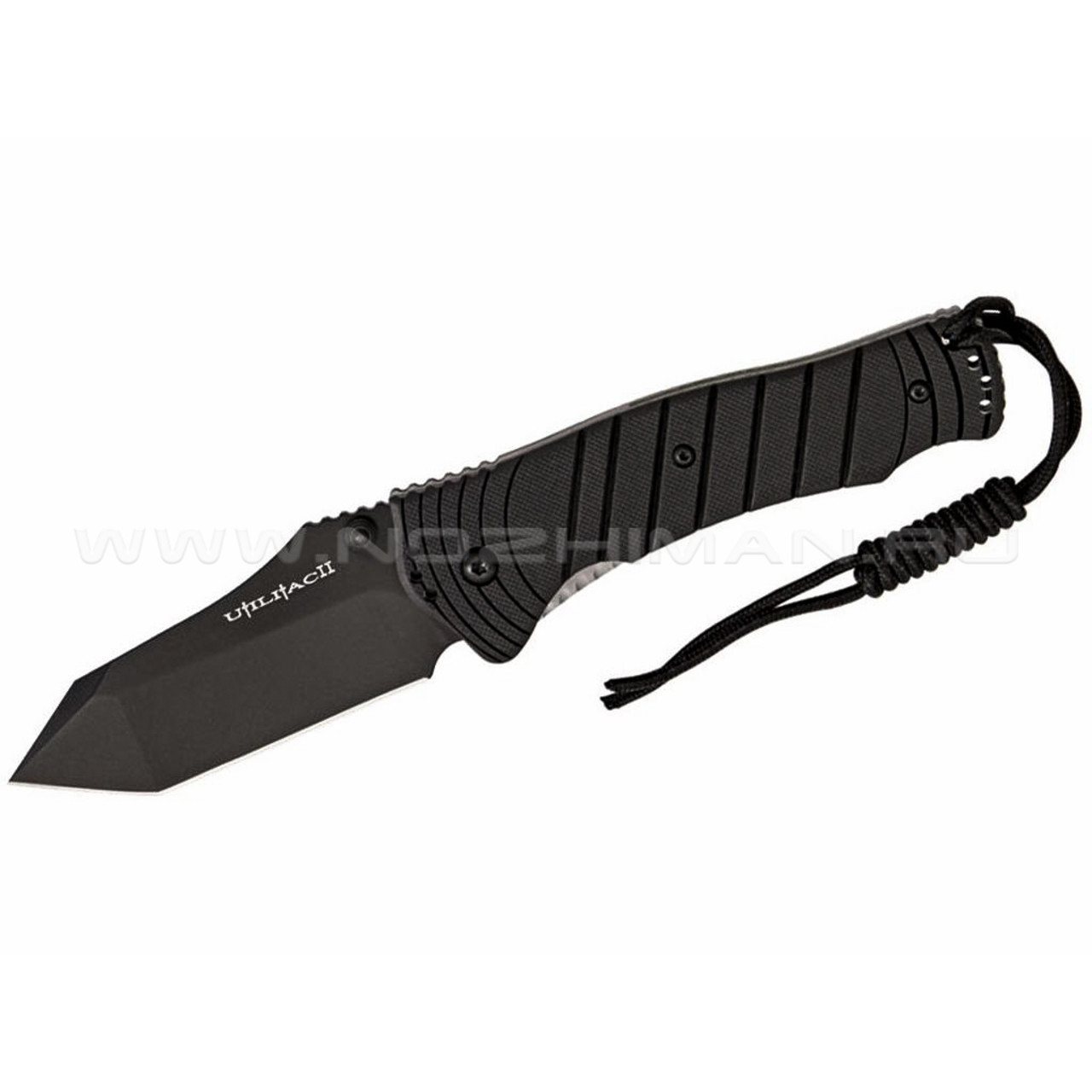 Нож Ontario Utilitac 2 Joe Pardue Tanto Black 8914 сталь Aus-8 рукоять Zytel