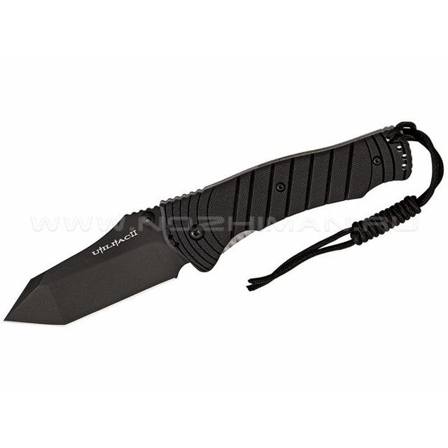 Нож Ontario Utilitac 2 Joe Pardue Tanto Black 8914 сталь Aus-8 рукоять Zytel
