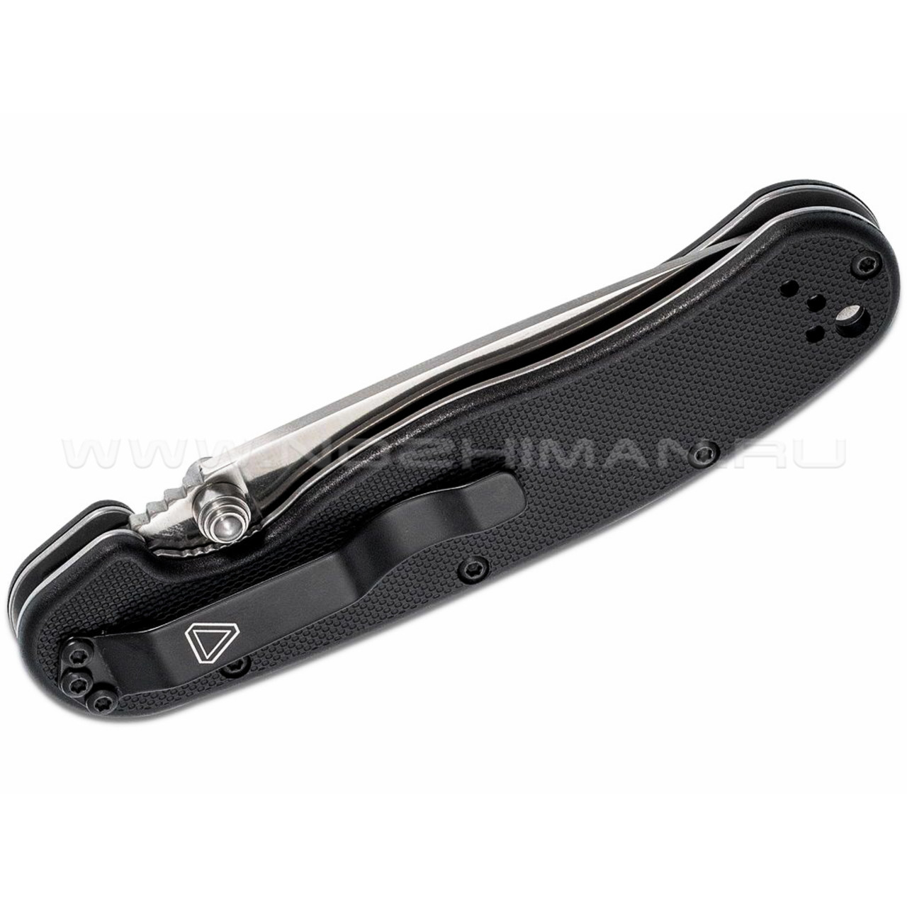 Нож Ontario RAT-2 Satin 8860SP сталь Aus-8 рукоять GRN black