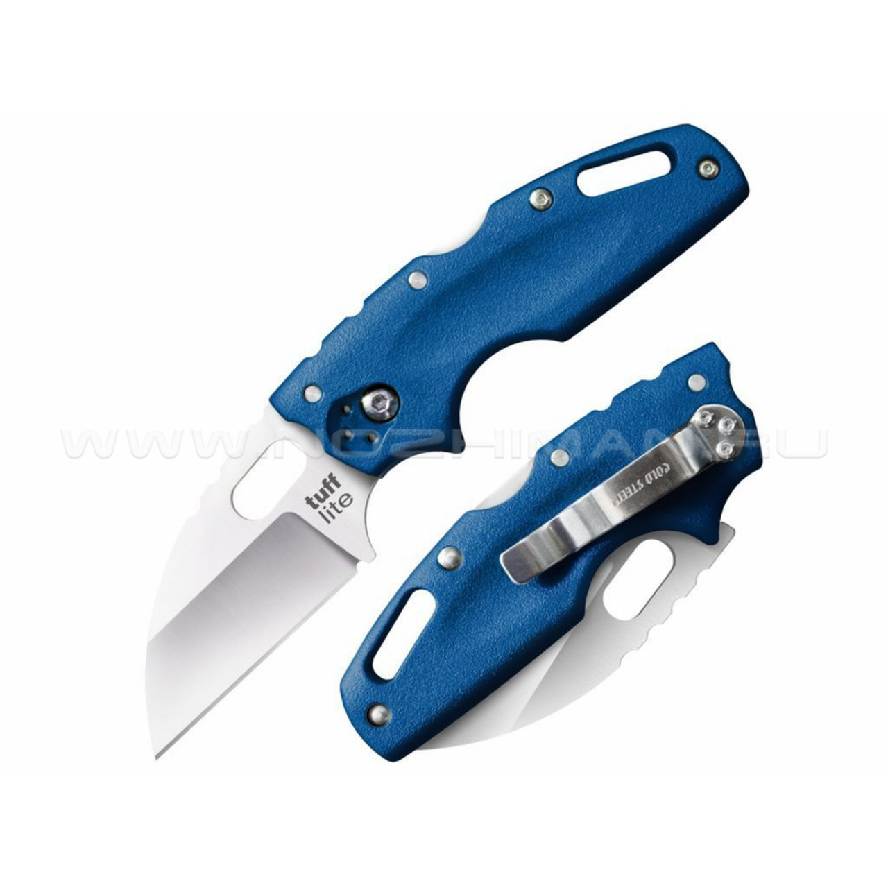 Нож Cold Steel Tuff Lite Blue Plain Edge 20LTB сталь Aus 8A рукоять Griv-Ex