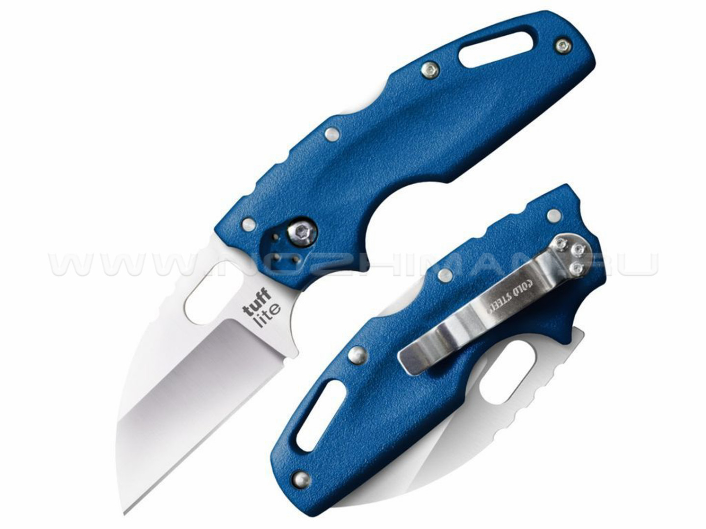 Нож Cold Steel Tuff Lite Blue Plain Edge 20LTB сталь Aus 8A рукоять Griv-Ex