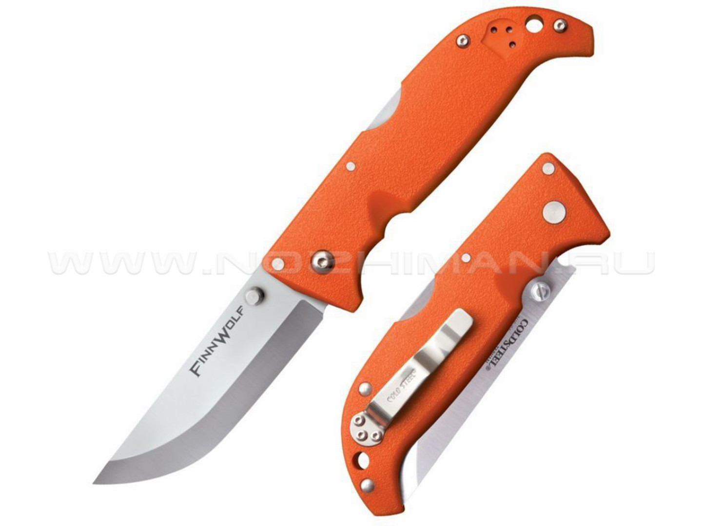 Нож Cold Steel Finn Wolf Blaze Orange 20NPJ сталь Aus 8A рукоять Griv-Ex