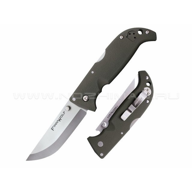Нож Cold Steel Finn Wolf Od Green 20NPF сталь Aus 8A, рукоять Griv-Ex