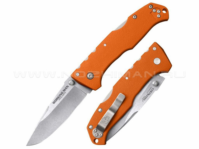 Нож Cold Steel Working Man Blaze Orange 54NVRY сталь 1.4116 рукоять GFN