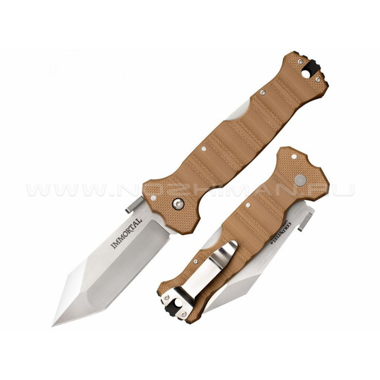 Нож Cold Steel Immortal Coyote Tan 23HVB сталь CPM S35VN рукоять G10