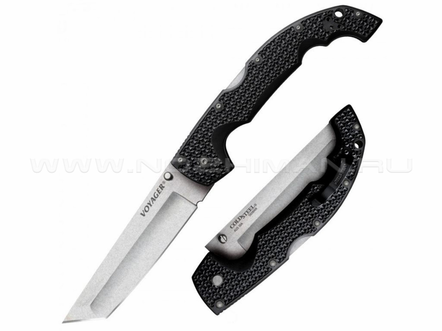 Нож Cold Steel Voyager XL Tanto Point Plain Edge 29AXT сталь Aus 10A рукоять Griv-Ex