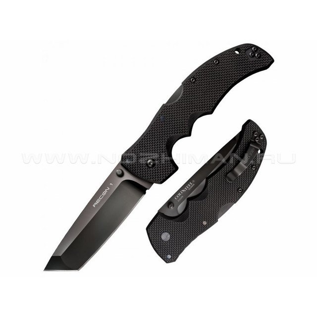 Нож Cold Steel Recon 1 Tanto Point Plain Edge 27BT сталь CPM S35VN, рукоять G10