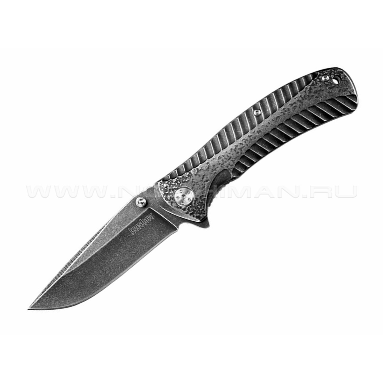 Уценка - Нож Kershaw Starter 1301BW сталь 4Cr14MoV рукоять Stainless steel (Нет пружины)