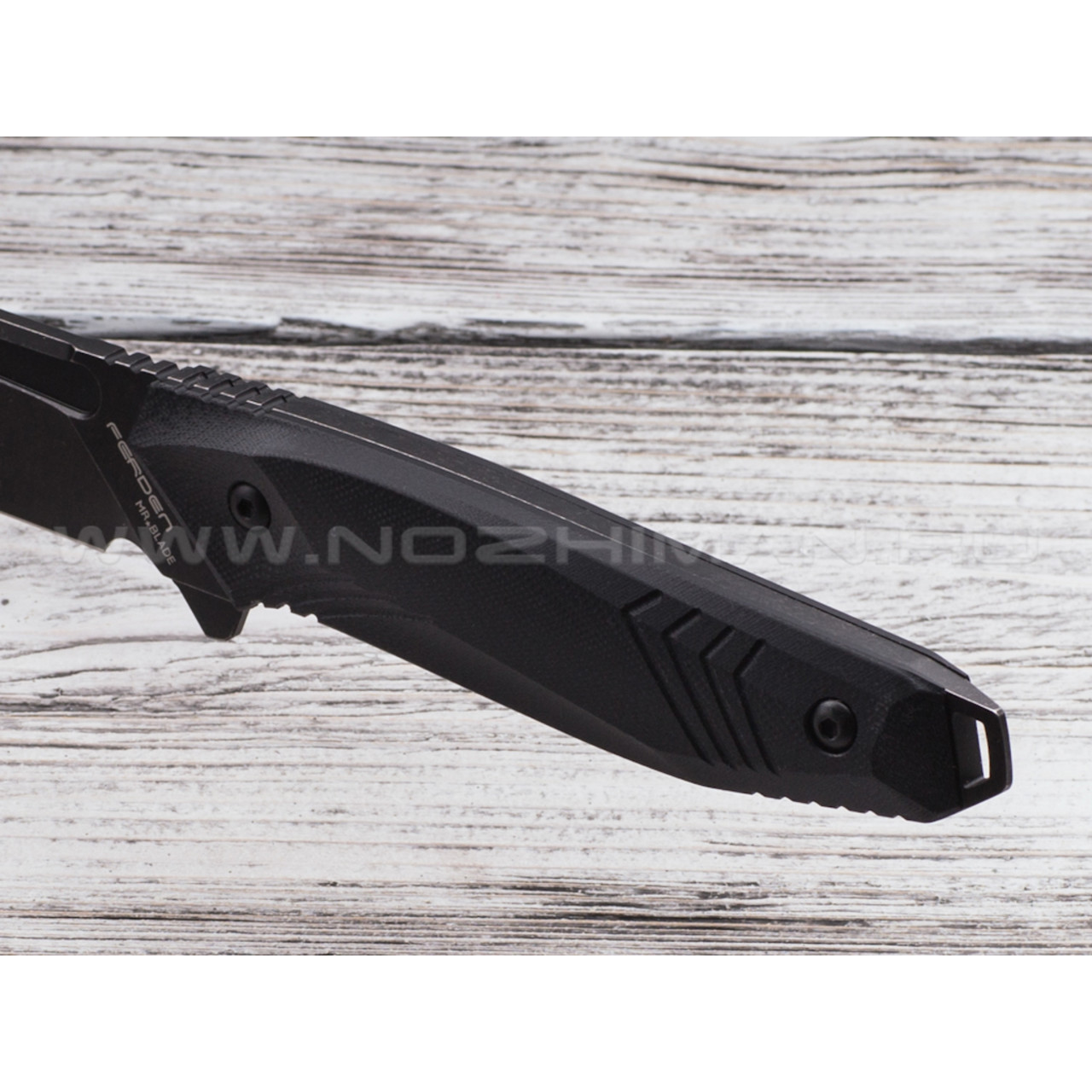 Mr.Blade нож Ferden сталь D2 блэквош, рукоять G10 black