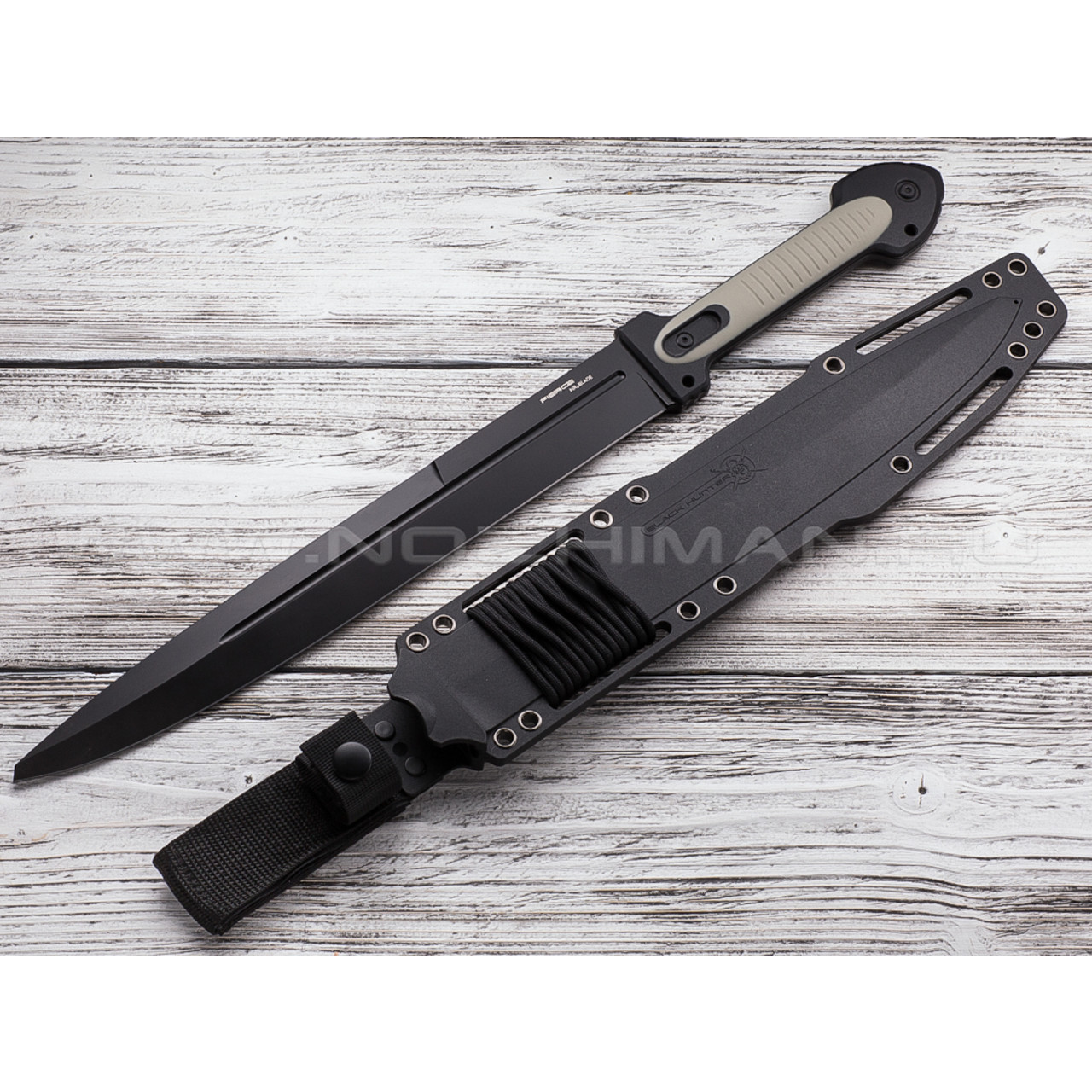 Mr.Blade кинжал Fierce Black PVD сталь D2, рукоять Kraton