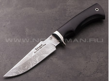 Нож "Ирбис-С" сталь Х12МФ, рукоять черный граб, мельхиор