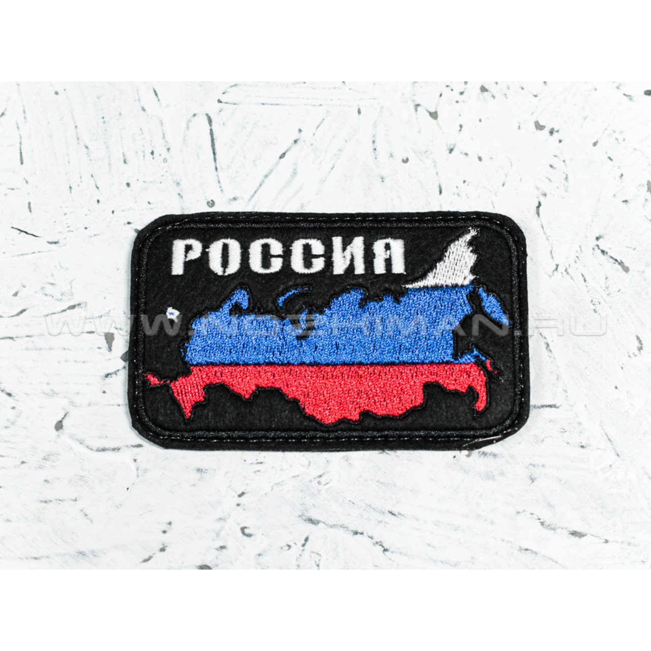Патч П-105 "Россия флаг контур"