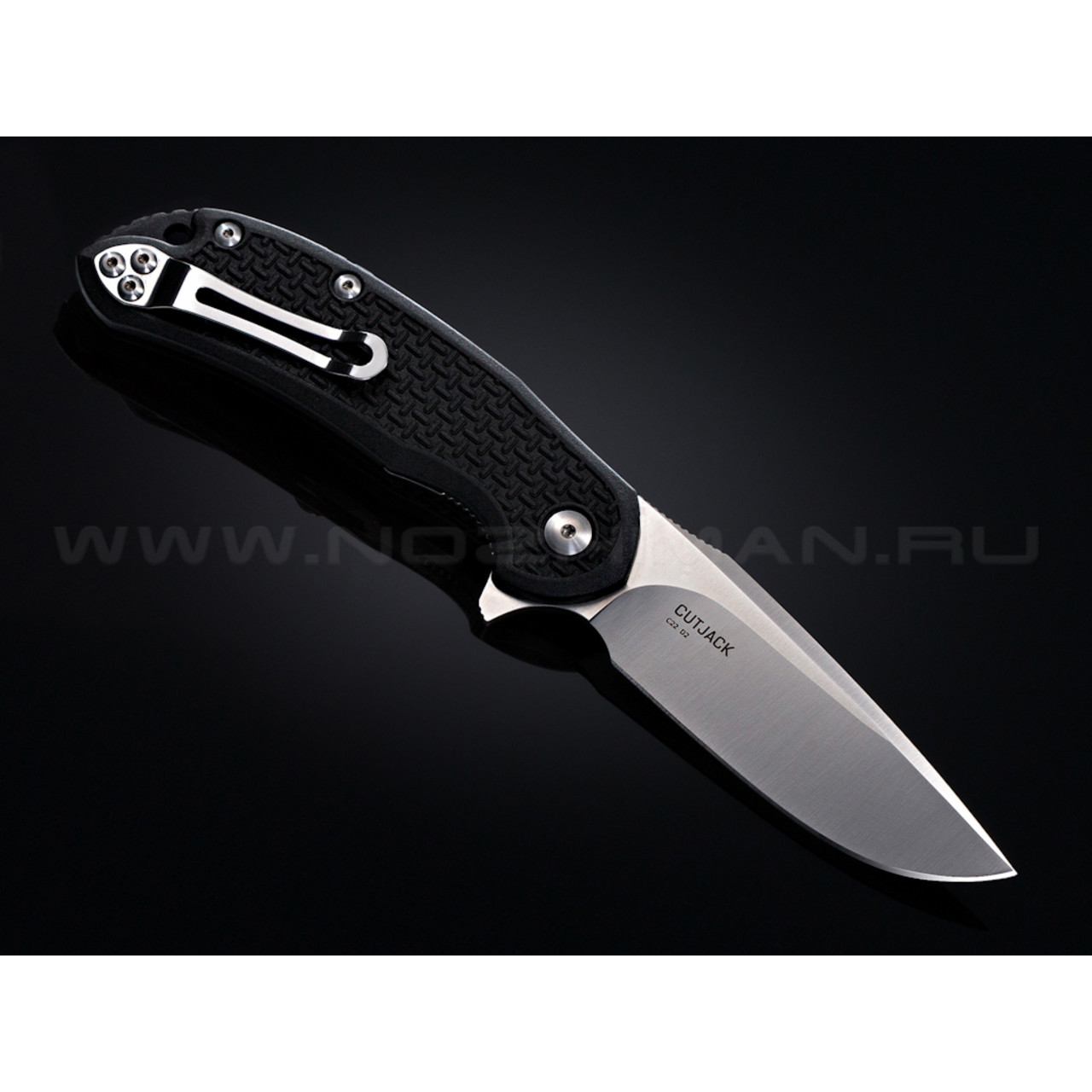 Нож Steel Will Cutjack C22-1BK сталь D2 рукоять FRN black
