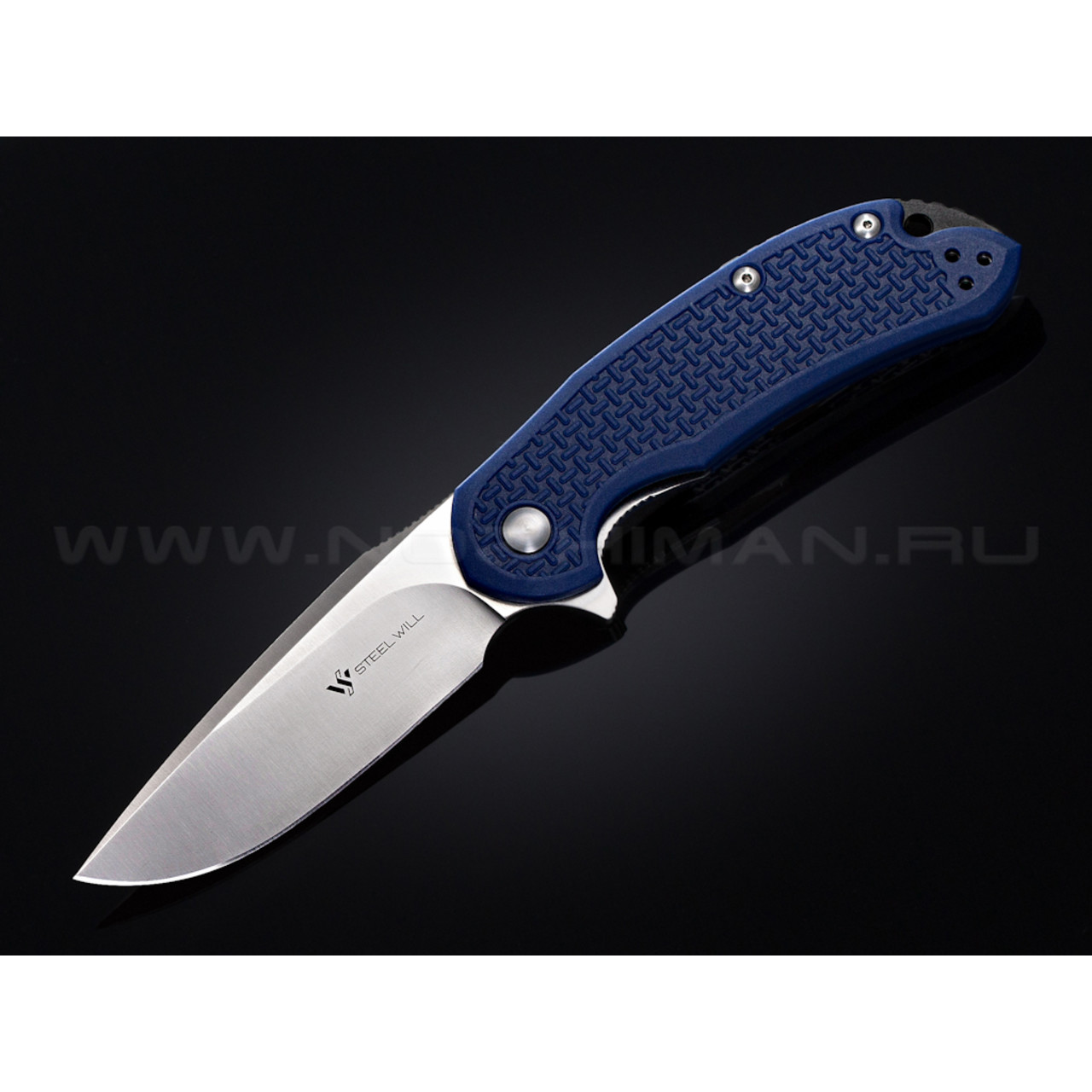 Нож Steel Will Cutjack C22-1BL сталь D2 рукоять FRN blue