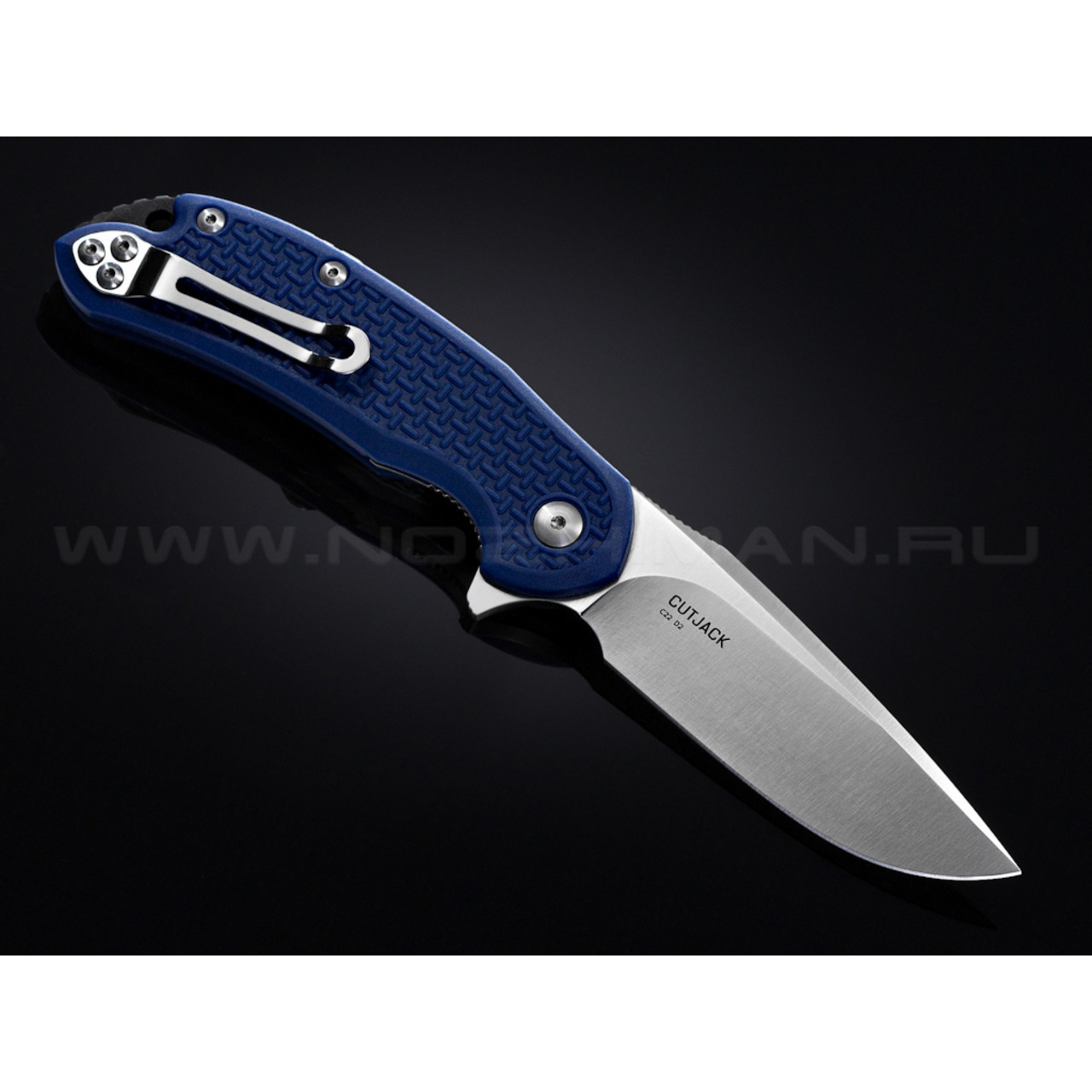 Нож Steel Will Cutjack C22-1BL сталь D2 рукоять FRN blue
