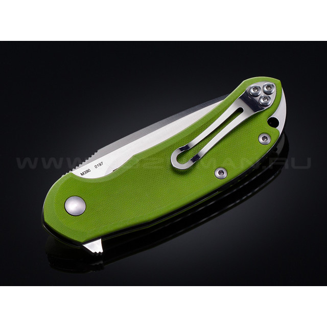 Нож Steel Will Cutjack C22-2GR сталь M390 рукоять G10 neon green