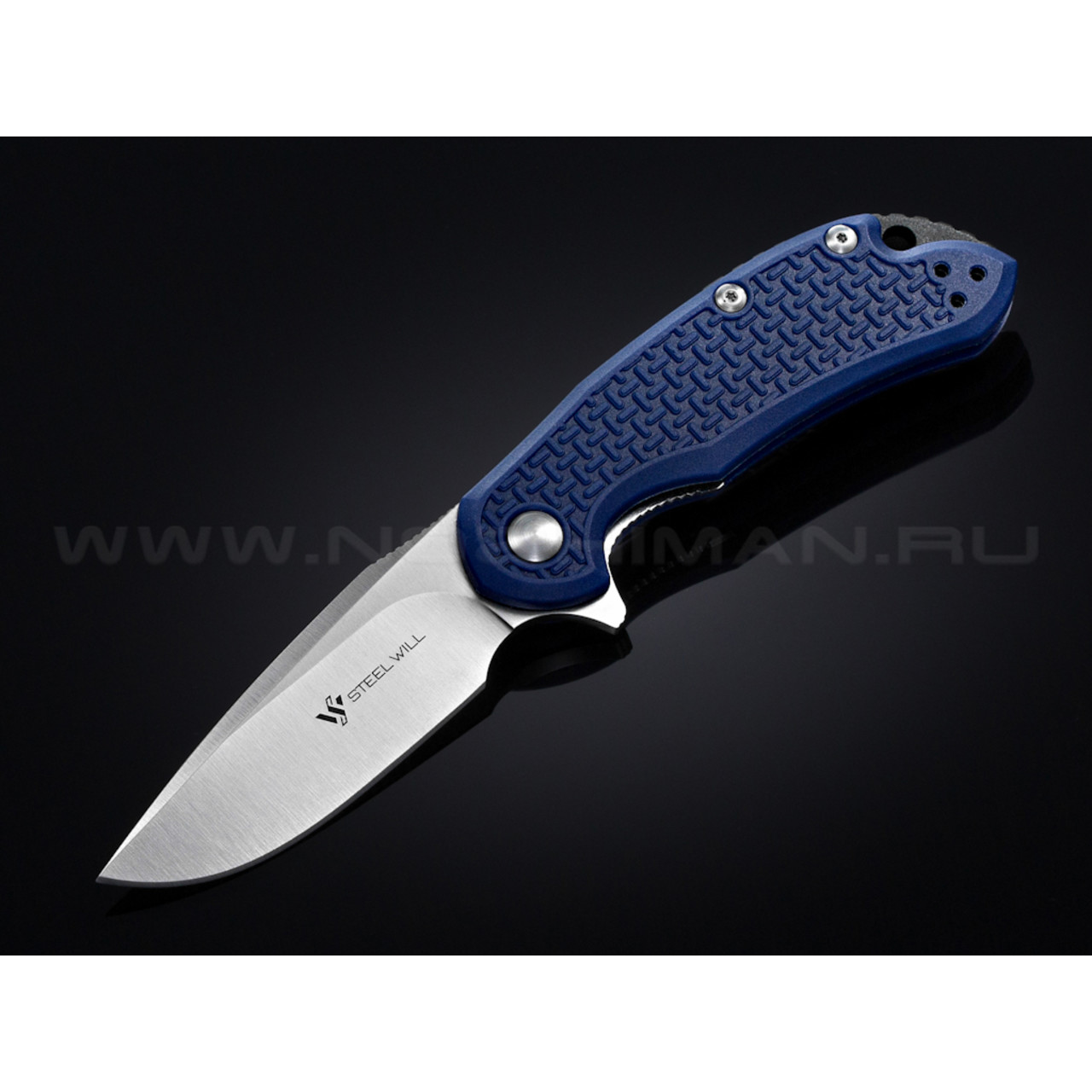 Нож Steel Will Cutjack Mini C22M-1BL сталь D2 рукоять FRN blue