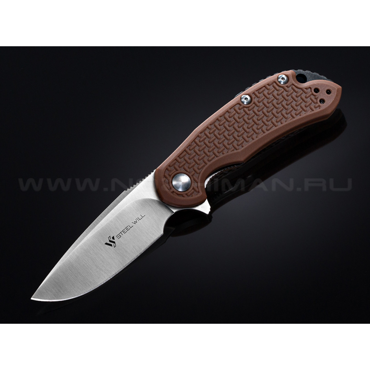 Нож Steel Will Cutjack Mini C22M-1TN сталь D2 рукоять FRN tan