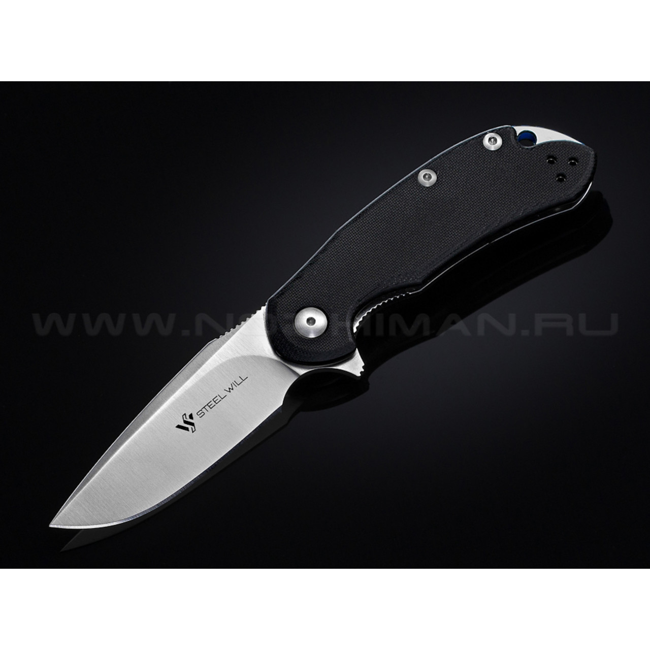 Нож Steel Will Cutjack Mini C22M-2BK сталь M390 рукоять G10 black