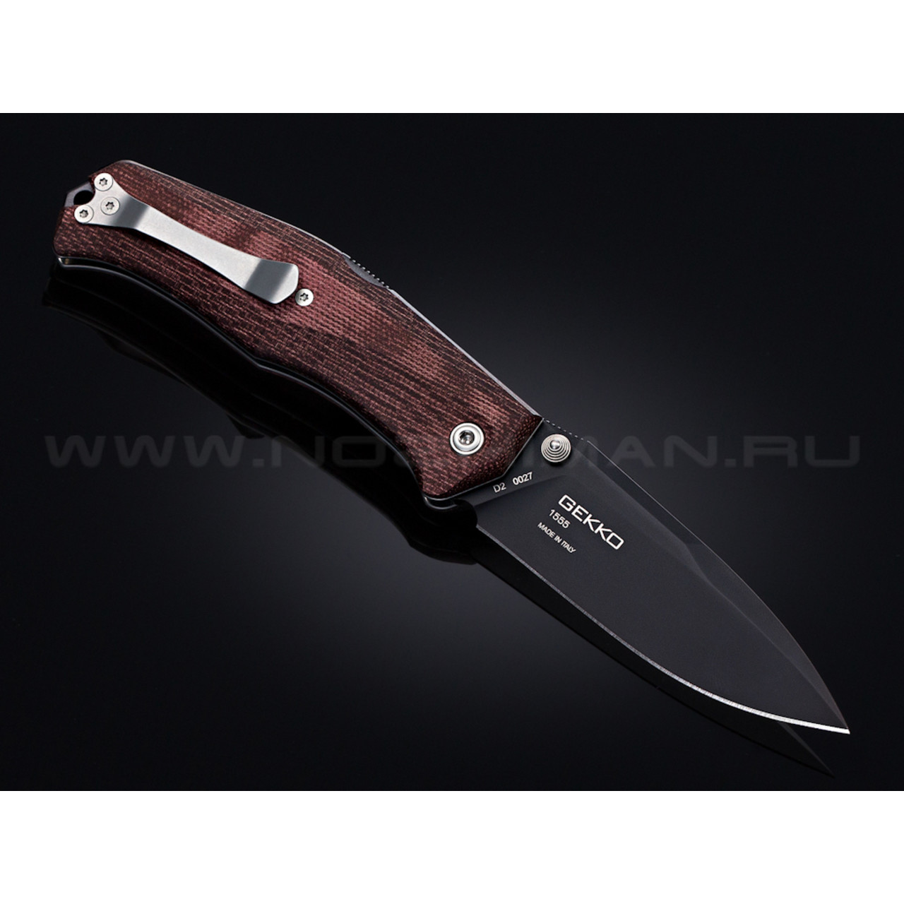 Нож Steel Will Gekko 1555 сталь D2 рукоять микарта